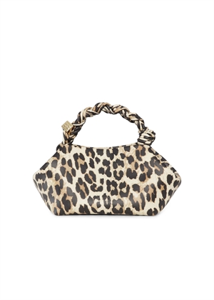 Ganni taske small print bag Leopard A6494 Ganni 